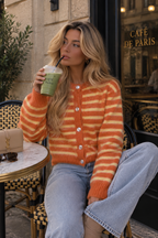 BILLY STRIPED CARDIGAN
