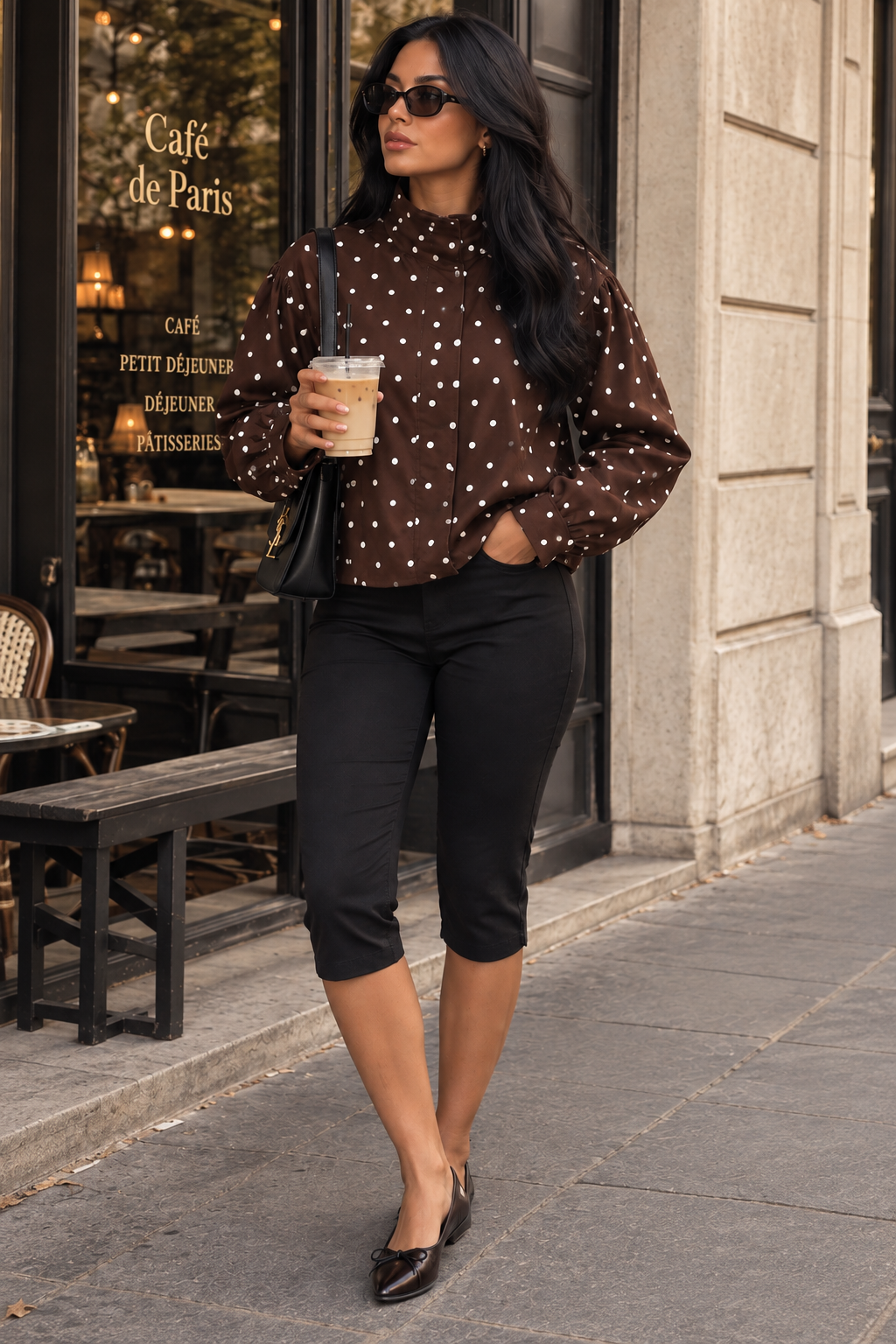 POLKA DOT LONGSLEEVE JACKET
