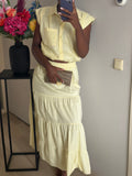 BUTTER YELLOW ROSA TWO PIECE SET