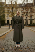GIOYA BROWN TRENCHCOAT