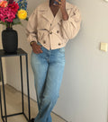 MEA CROPPED TRENCHCOAT