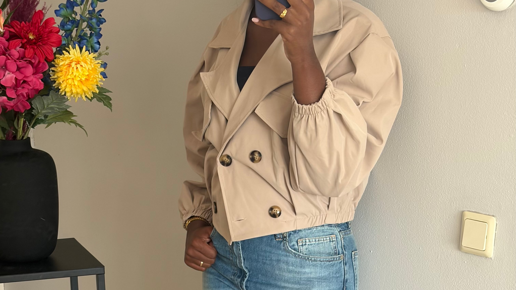 MEA CROPPED TRENCHCOAT